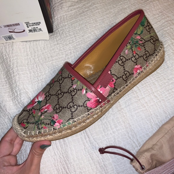 gucci blooms espadrilles